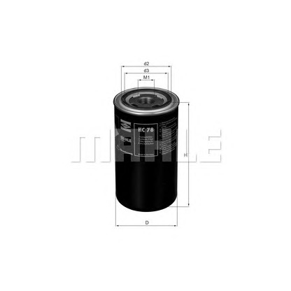 Photo Filter, operating hydraulics MAHLE HC78